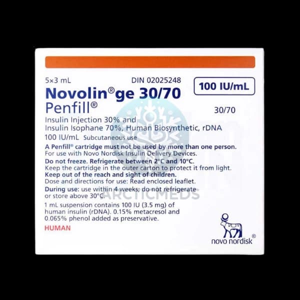 Novolin GE NPH Penfill Cartridge
