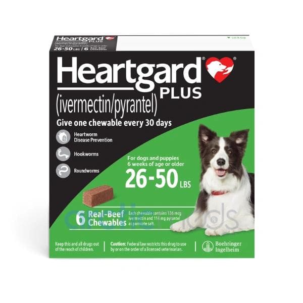 Heartgard Plus Chewable Medium Dog - Image 1